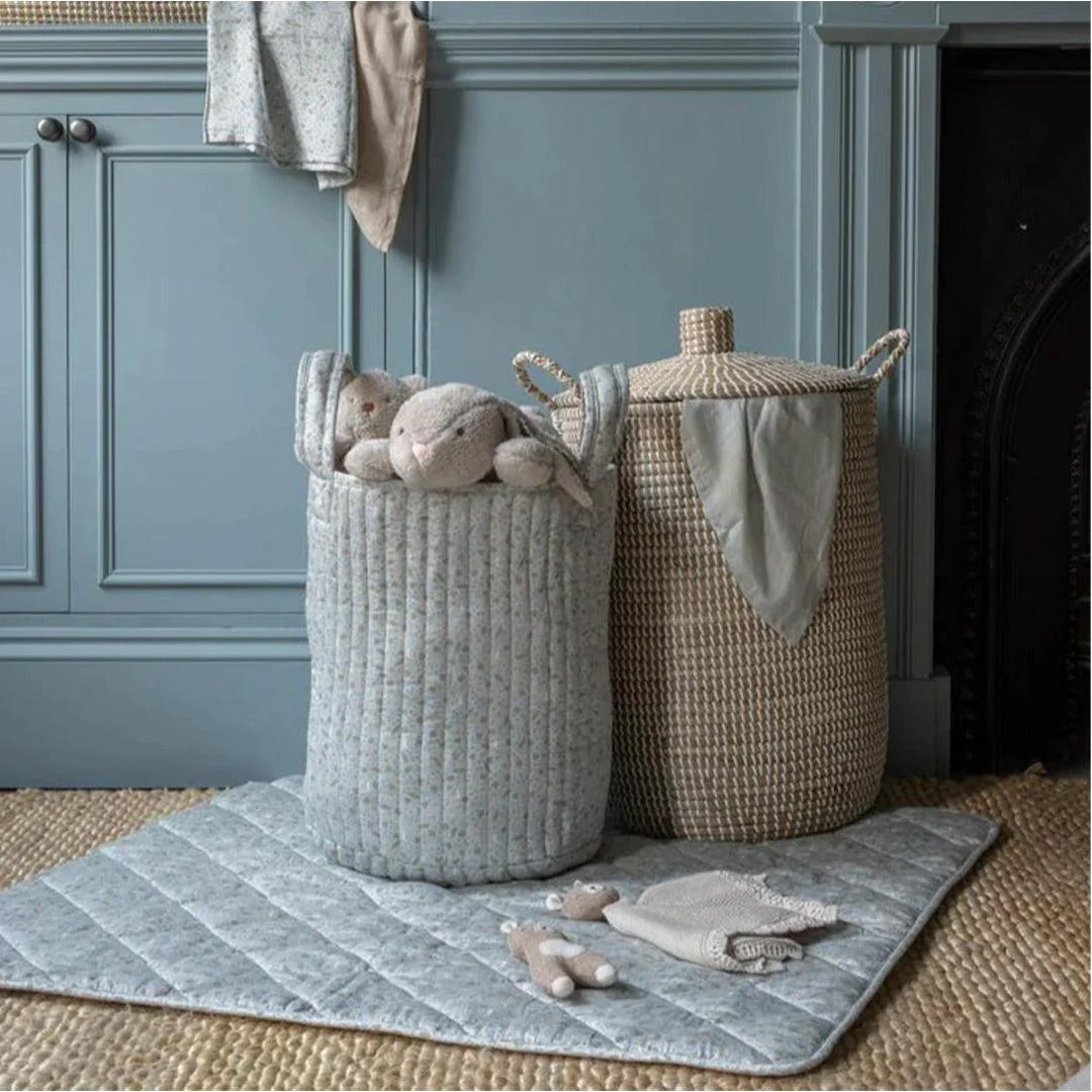 Avery Row Large Quilted Storage Basket - Nature Trail - Image 2