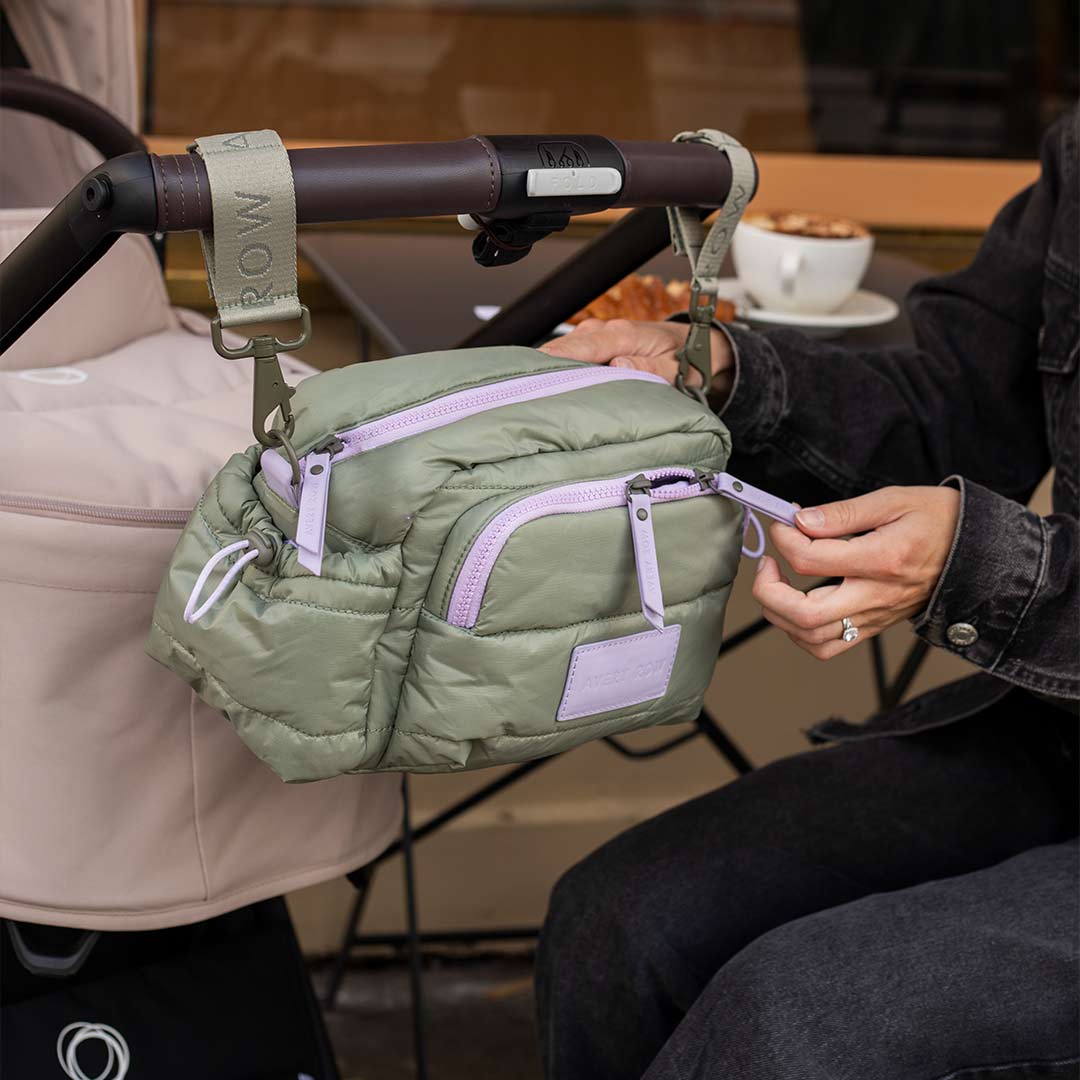 Avery Row Pram Organiser Bag - Olive Green - Image 2