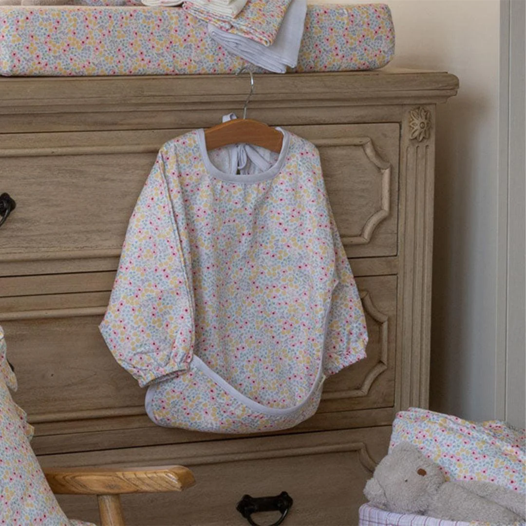 Avery Row Sleeved Bib - Wildflower Garden - Image 3