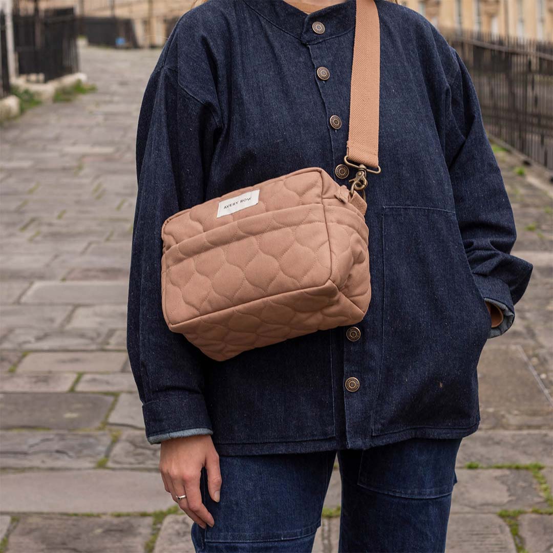 Avery Row Stroller Organiser Bag - Latte - Image 6