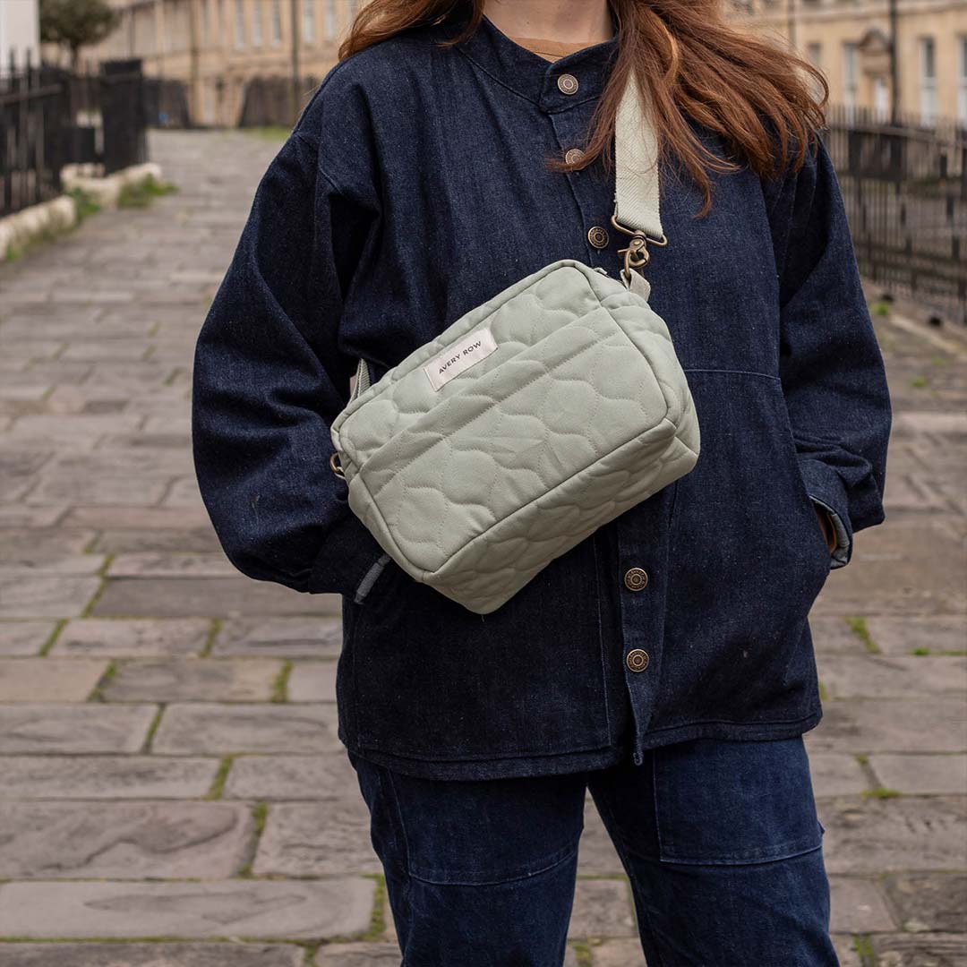 Avery Row Stroller Organiser Bag - Sage - Image 3