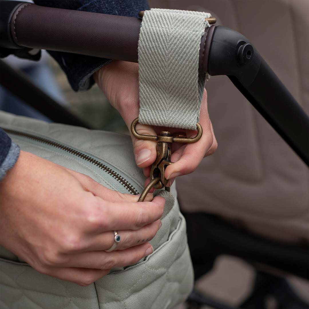Avery Row Stroller Organiser Bag - Sage - Image 5