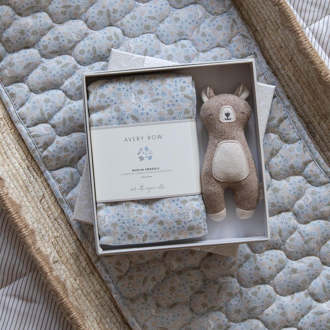 Avery Row Swaddle & Cuddle Gift Set - Nature Trail - Image 2