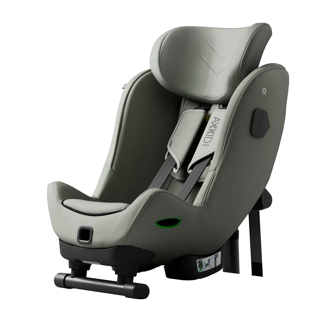 Axkid Minikid 4 Max Car Seat - Nordic Bloom Green - Image 9