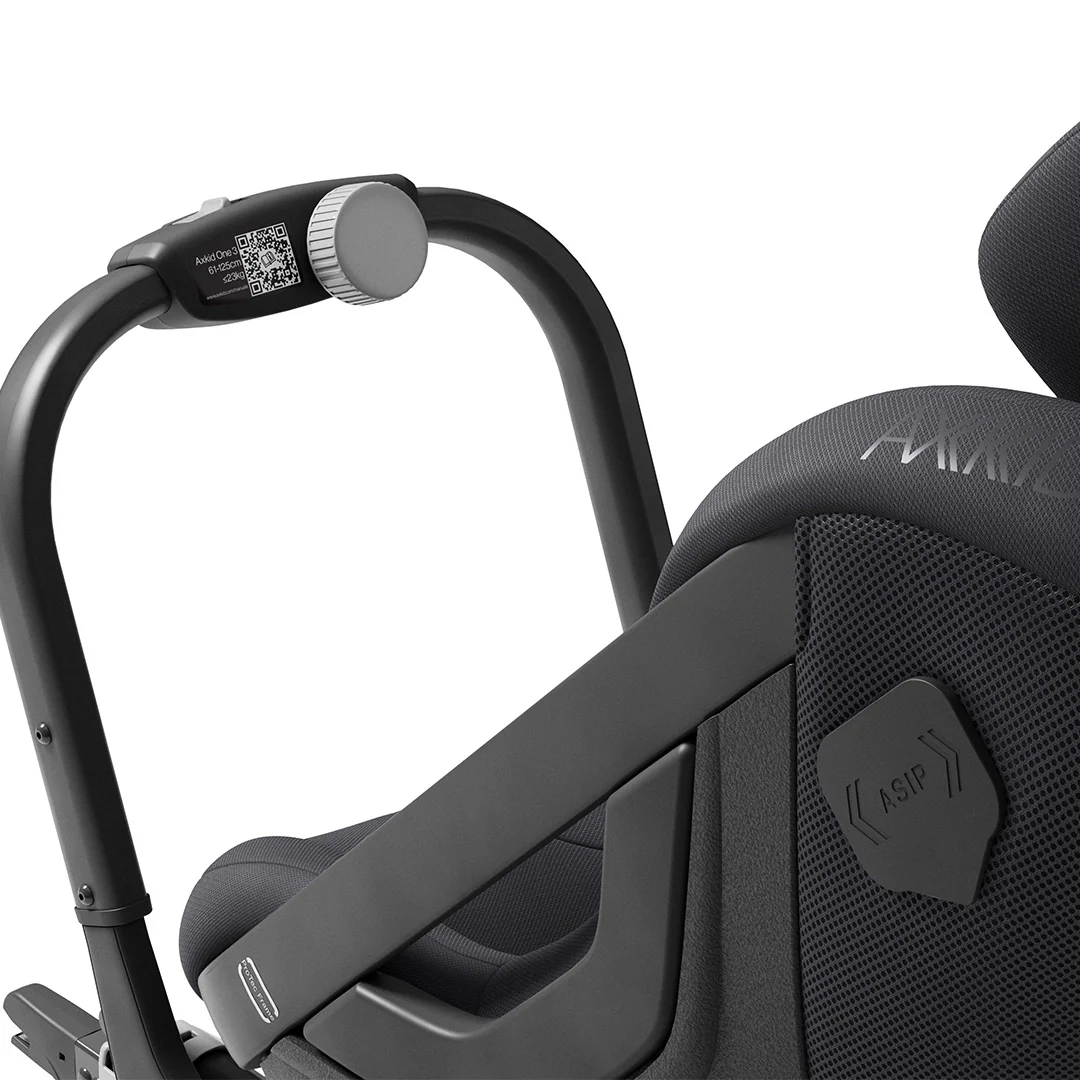 Axkid ONE 3 Car Seat - Coastal Storm Black - Image 12
