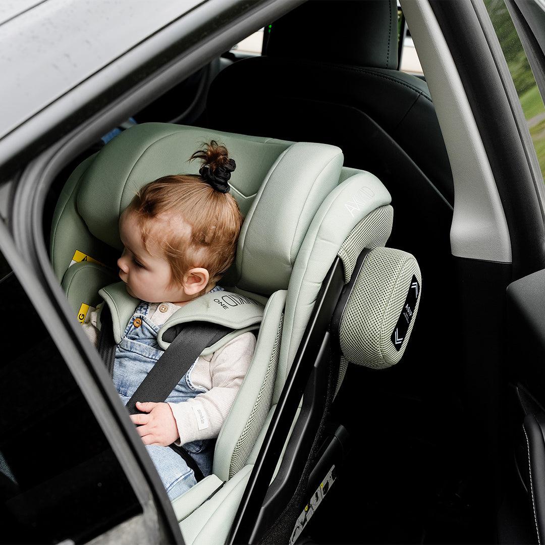 Axkid ONE+ 3 Car Seat - Coastal Storm Black - Image 4