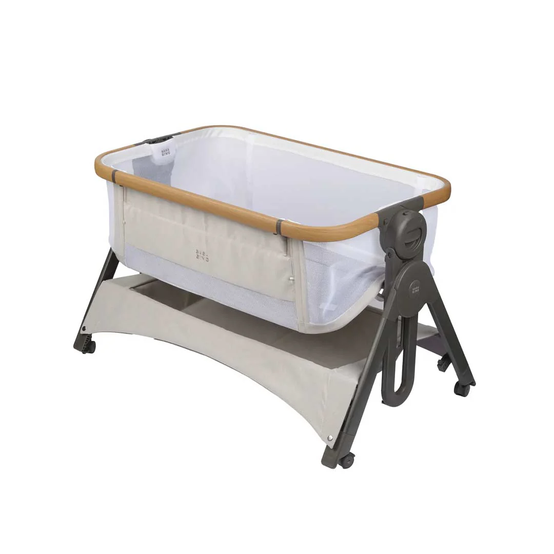 Bababing Bedside And Travel Cot - Beige - Image 2