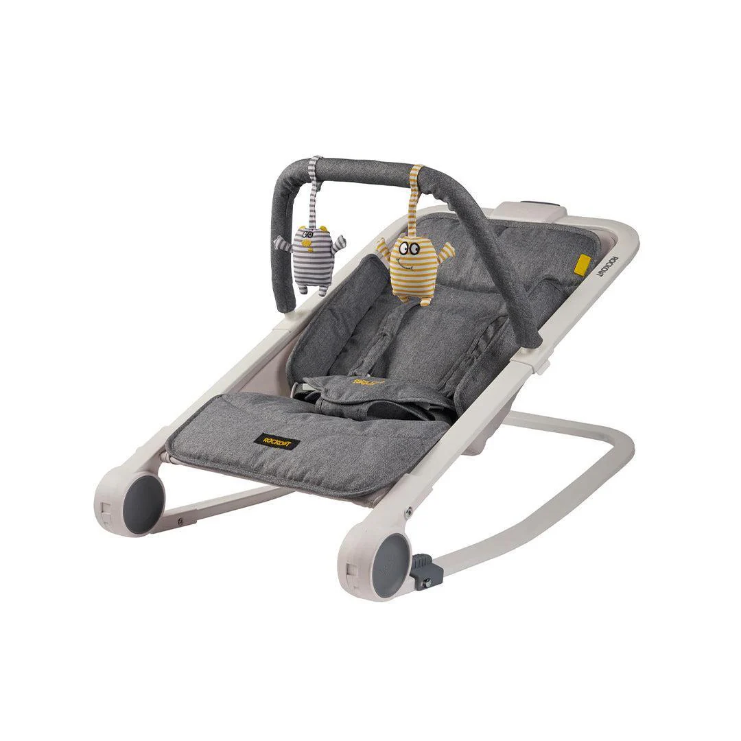 Bababing Rockout Baby Rocker - Grey Marl - Image 3