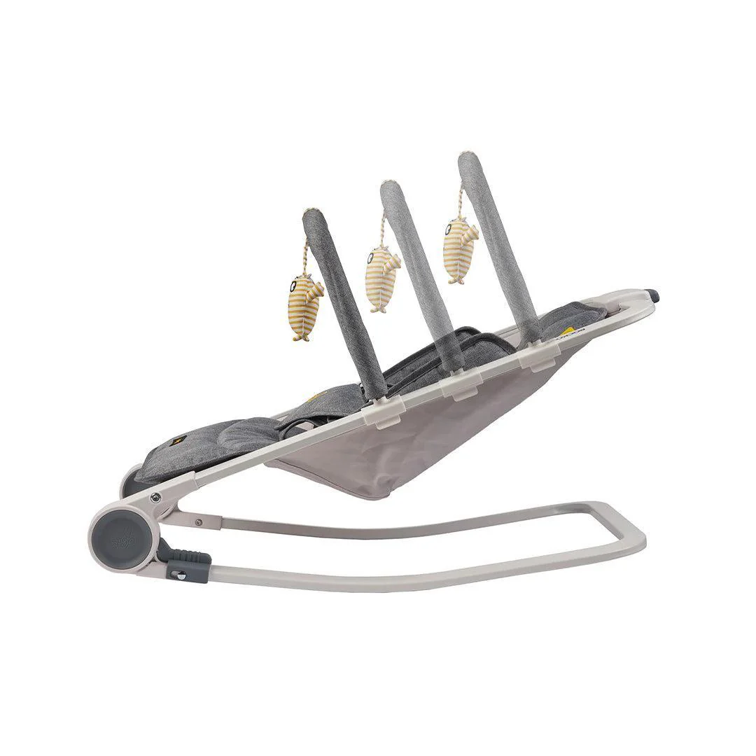 Bababing Rockout Baby Rocker - Grey Marl - Image 5