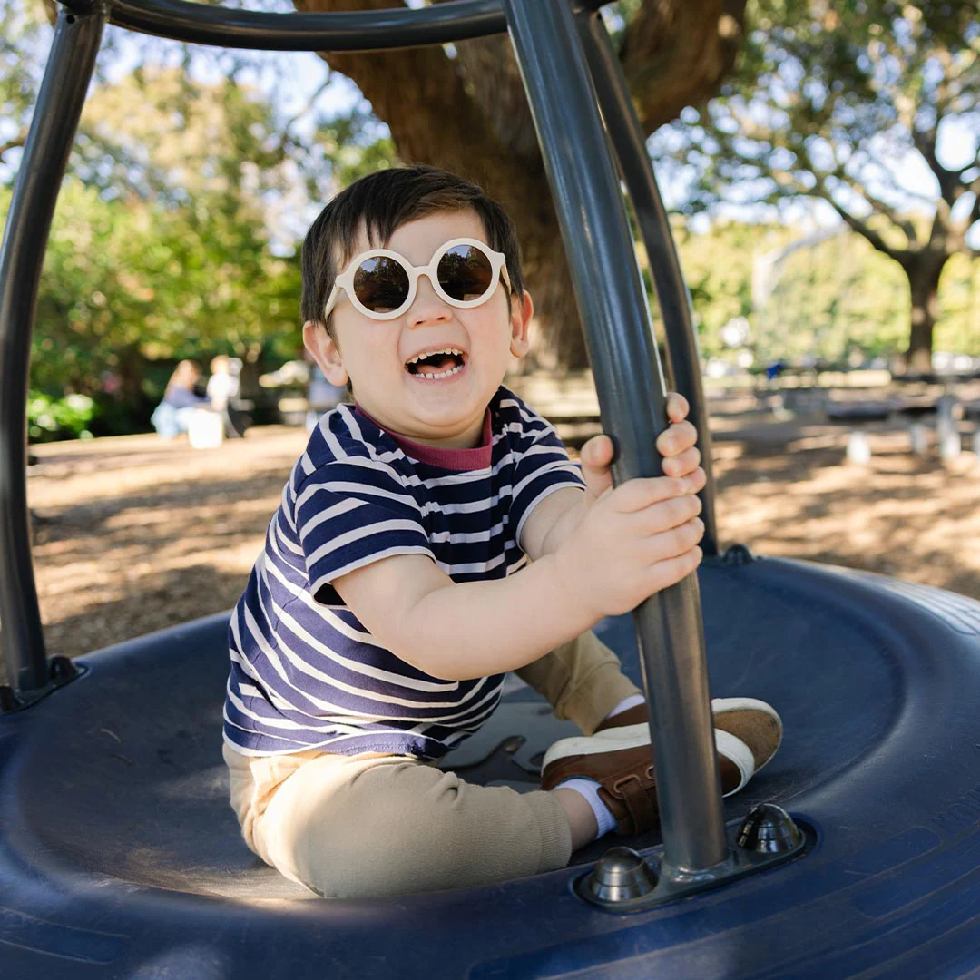 Babiators Original Euro Round Sunglasses - Sweet Cream - Image 5