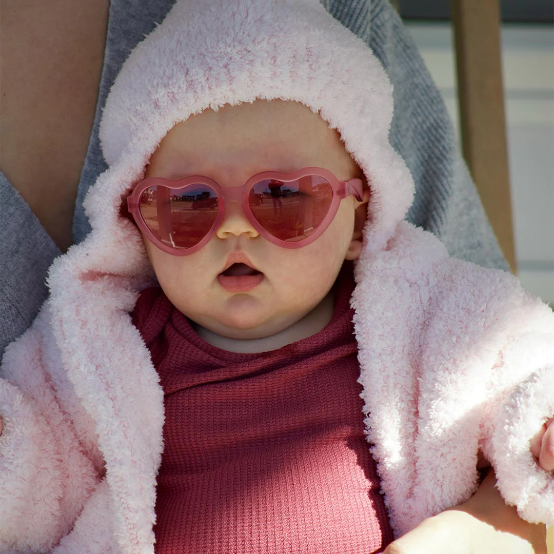 Babiators Original Mirrored Heart Sunglasses - Fuchsia Haze - Image 3