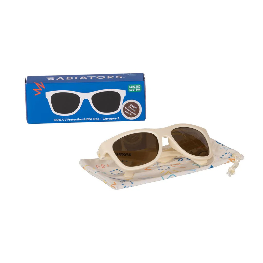 Babiators Original Navigator Sunglasses  - Sweet Cream - Image 4