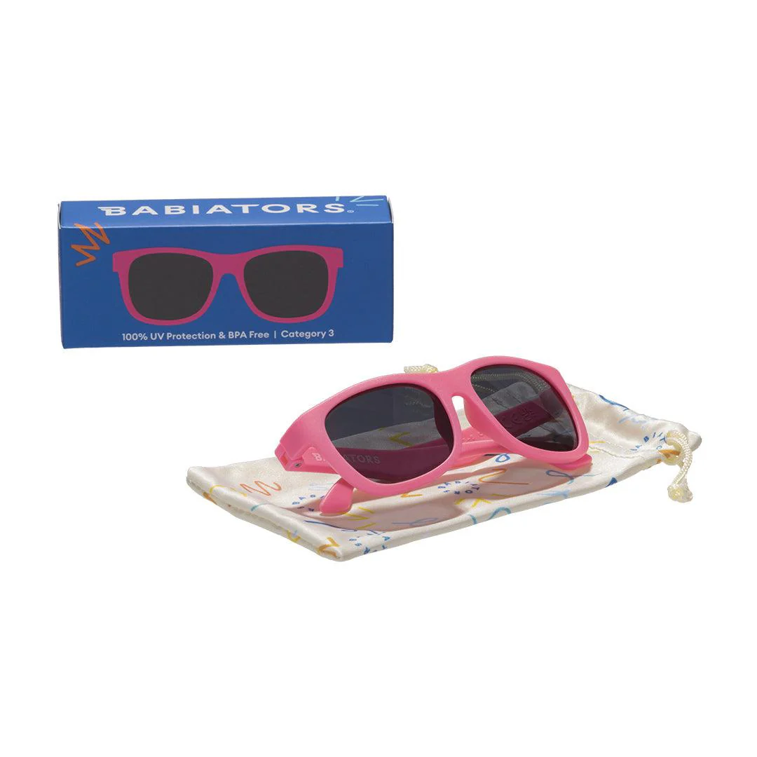 Babiators Original Navigator Sunglasses - Think Pink - Image 5