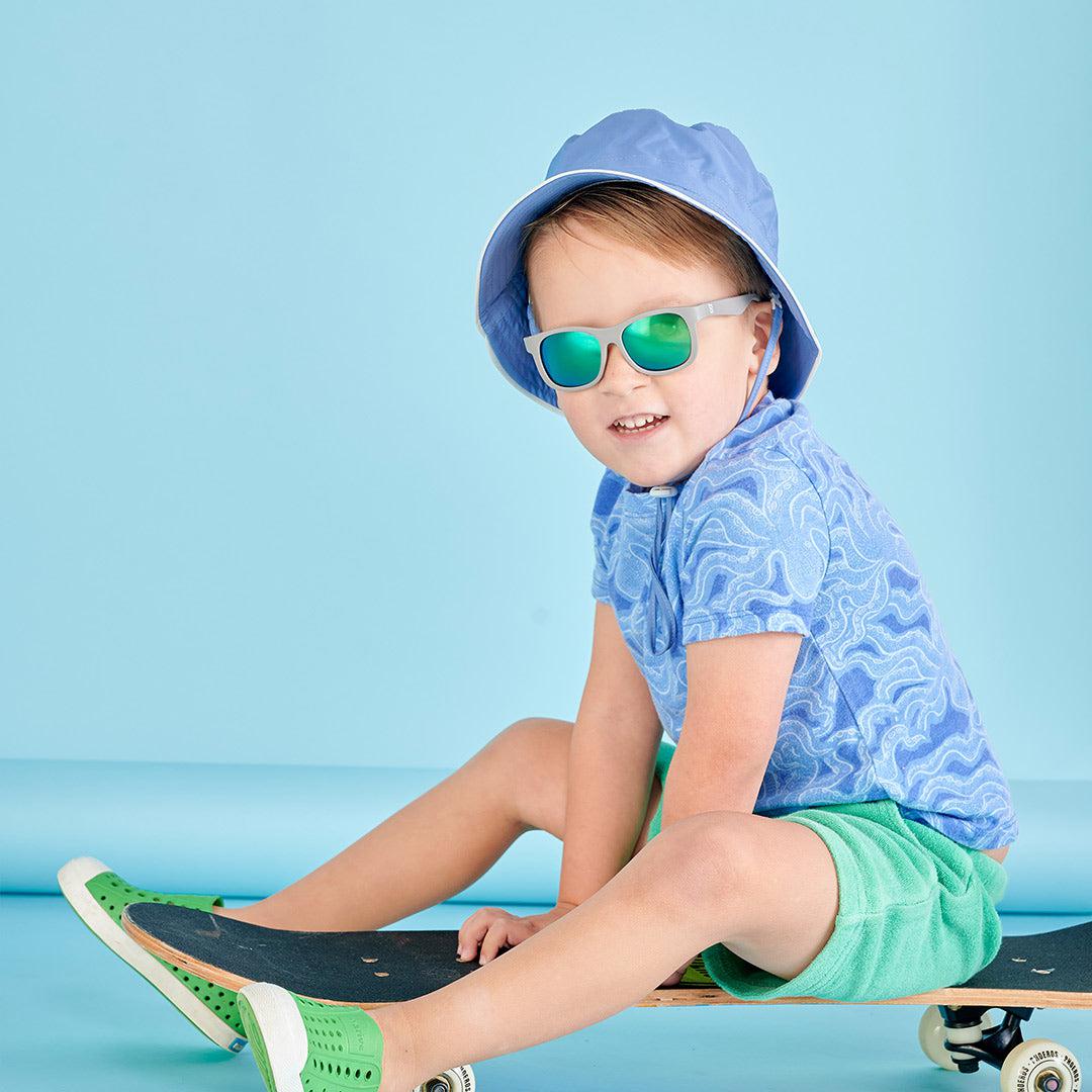 Babiators UPF 50+ Sun Hat - Blue Stone - Image 4