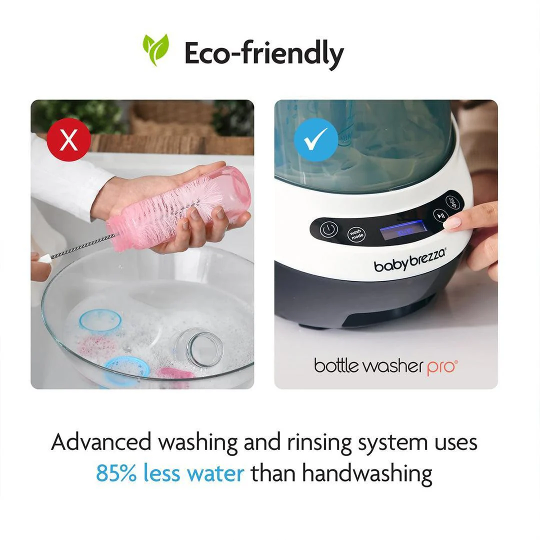 Baby Brezza Bottle Washer Pro - Black & White - Image 10