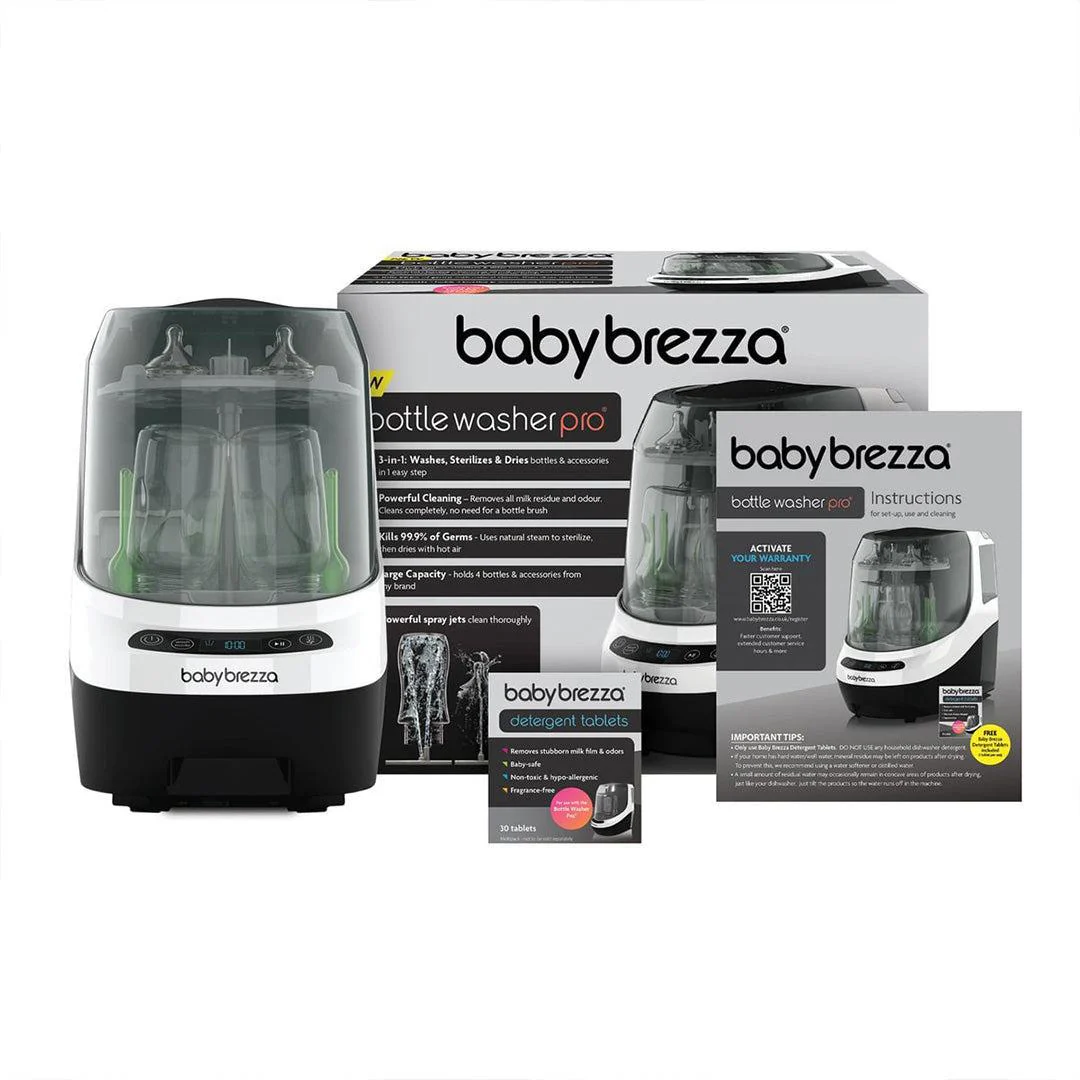 Baby Brezza Bottle Washer Pro - Black & White - Image 17