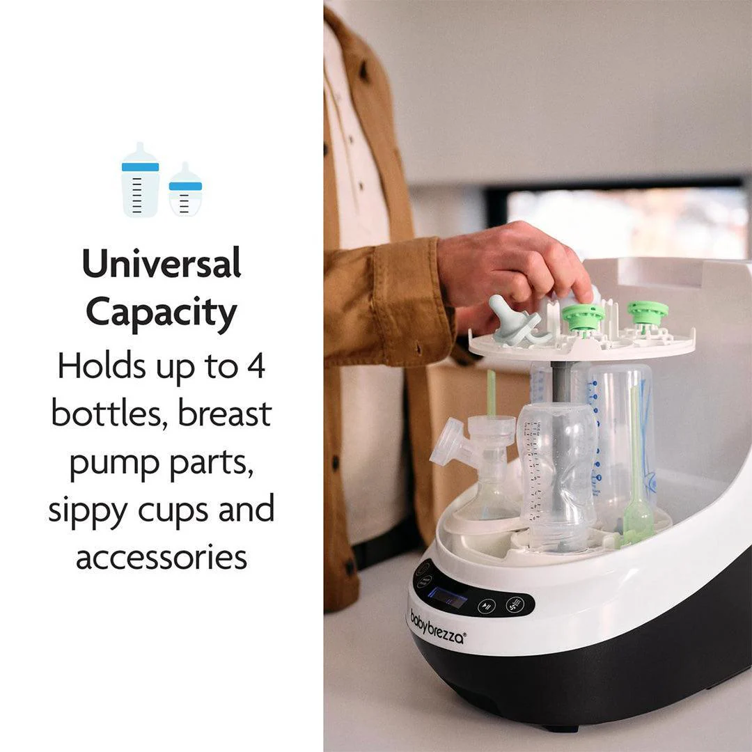 Baby Brezza Bottle Washer Pro - Black & White - Image 8
