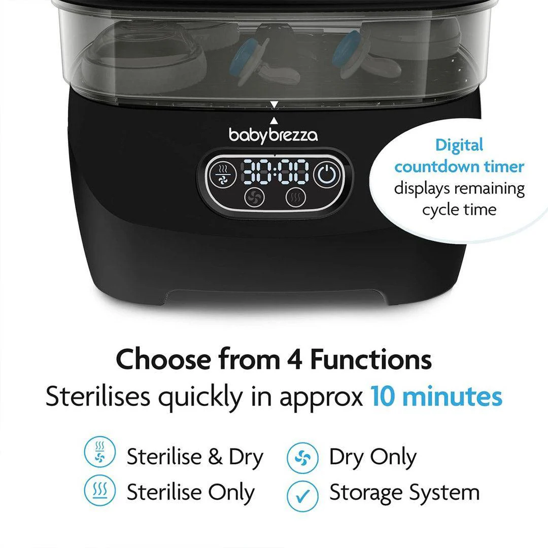 Baby Brezza Steriliser Dryer Advanced - Black - Image 7