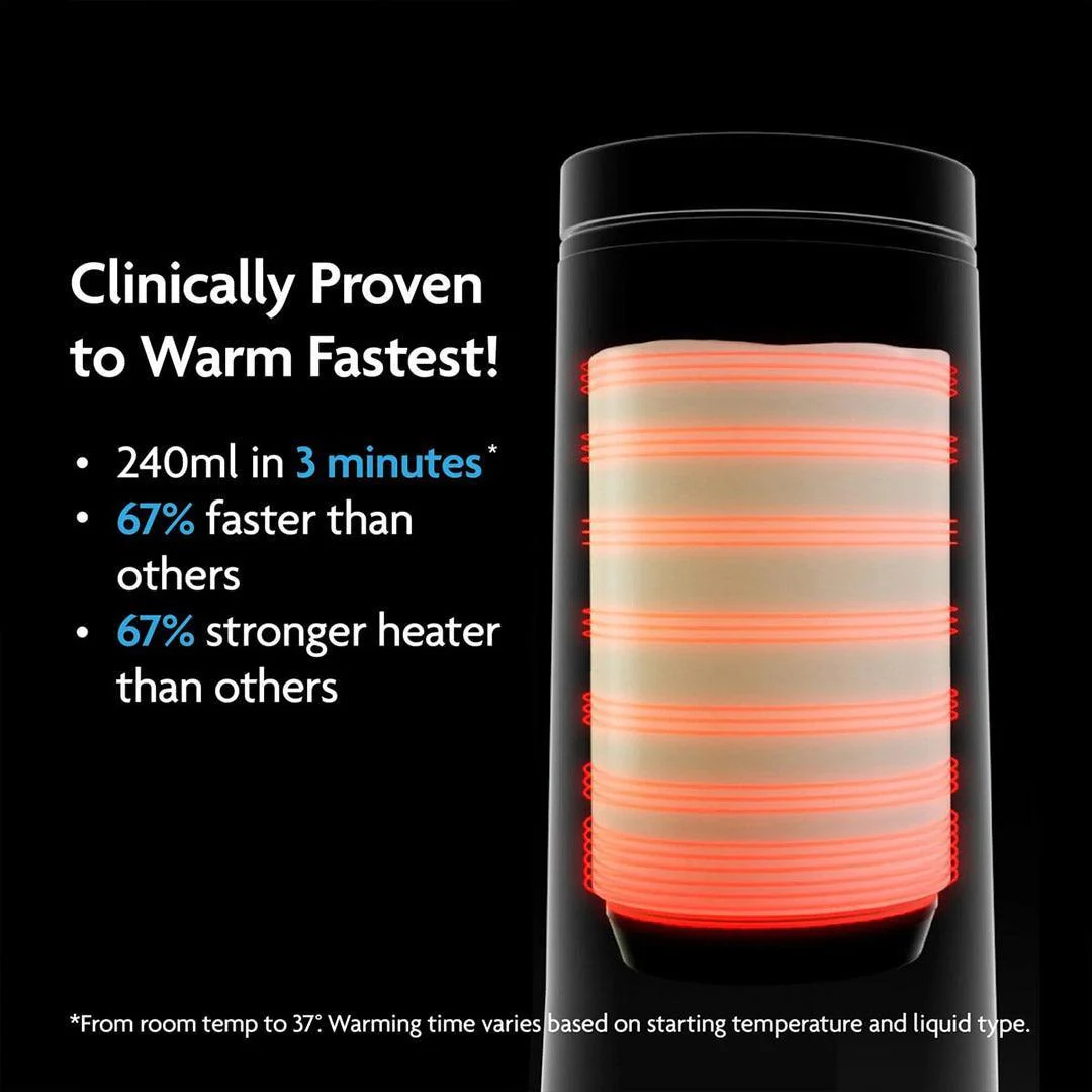 Baby Brezza Superfast Portable Bottle Warmer - Black - Image 11