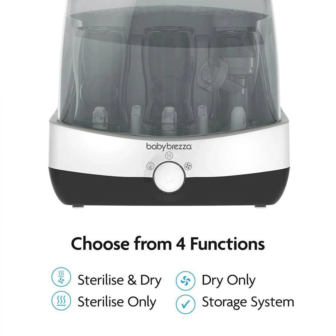 Baby Brezza Superfast Steriliser Dryer - Black & White - Image 6