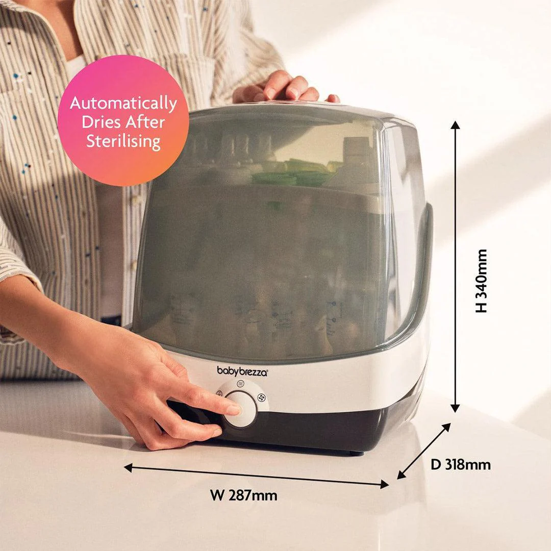 Baby Brezza Superfast Steriliser Dryer - Black & White - Image 9