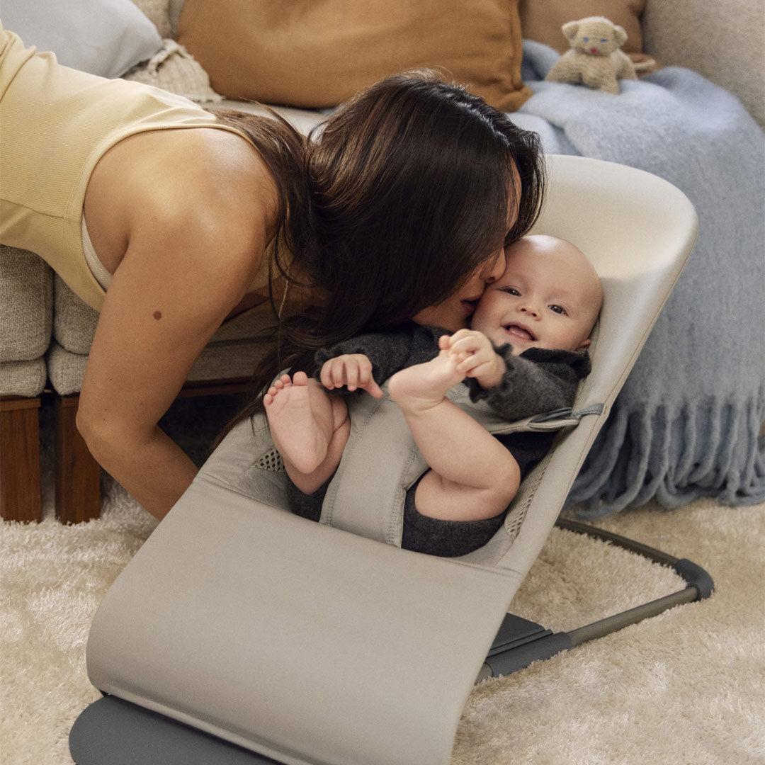 BabyBjorn Balance Soft Tri-Fabric - Sand Gray - Image 2