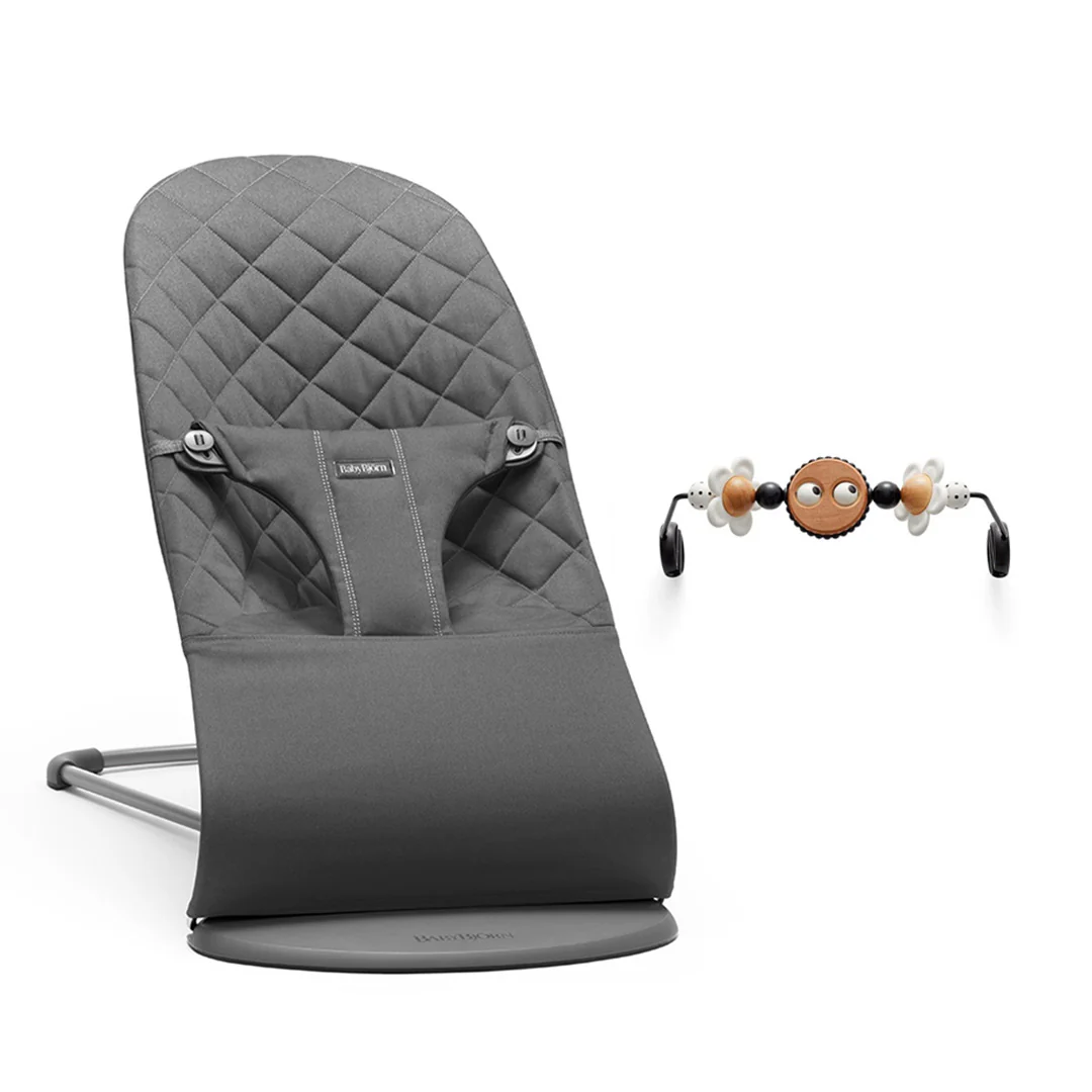 BabyBjorn Bouncer Bliss - Woven - Anthracite - Image 5