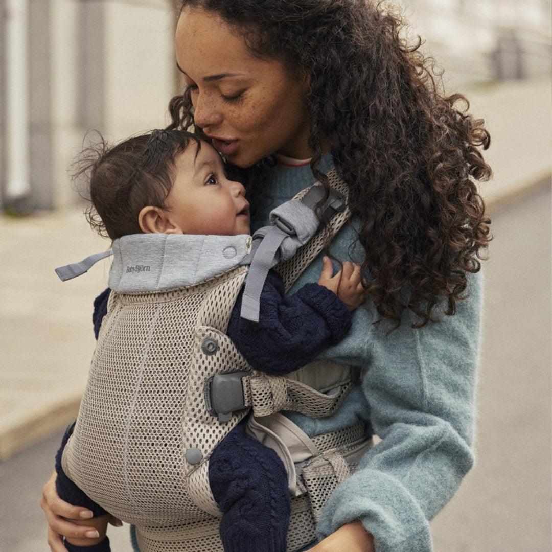 BabyBjorn Harmony 3D Mesh - Grey Beige - Image 2