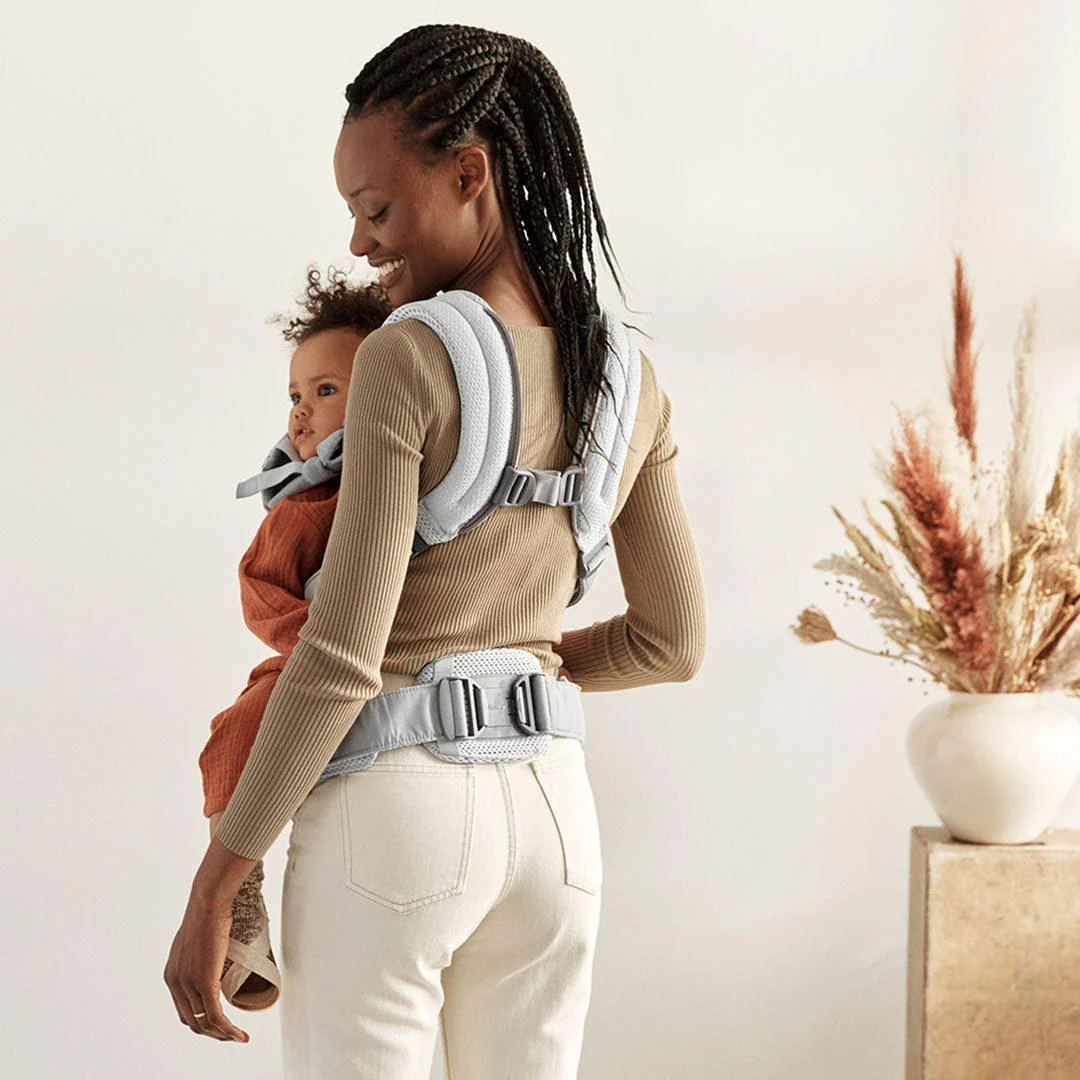 BabyBjorn Harmony 3D Mesh Baby Carrier - Silver - Image 9