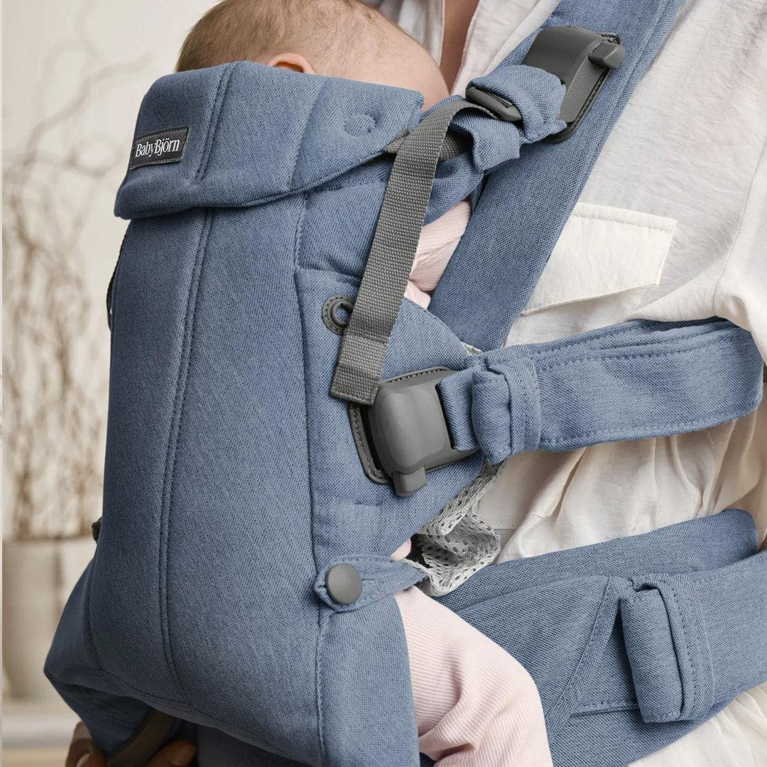 BabyBjorn Harmony Woven Melange - Blue - Image 6