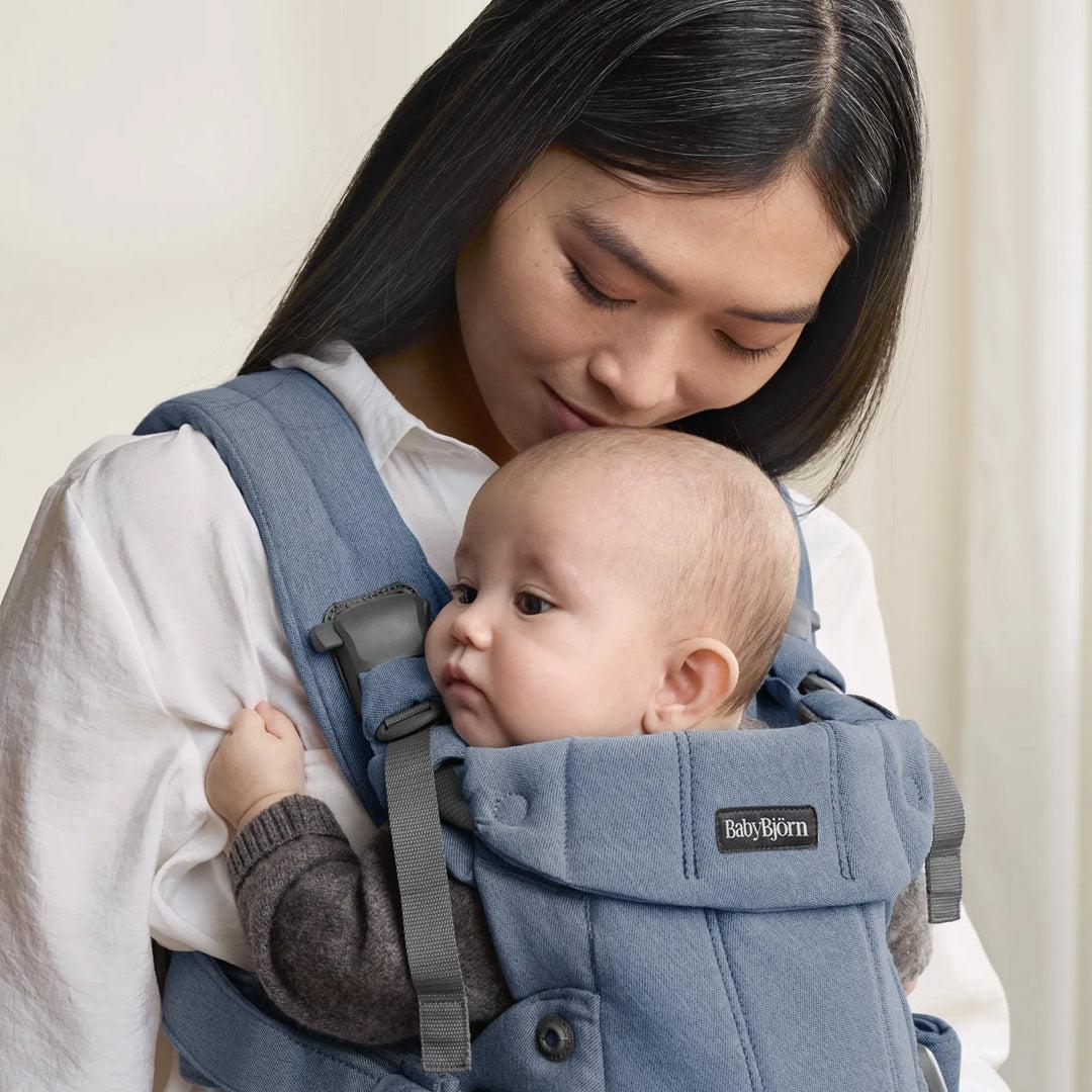BabyBjorn Harmony Woven Melange - Blue - Image 7
