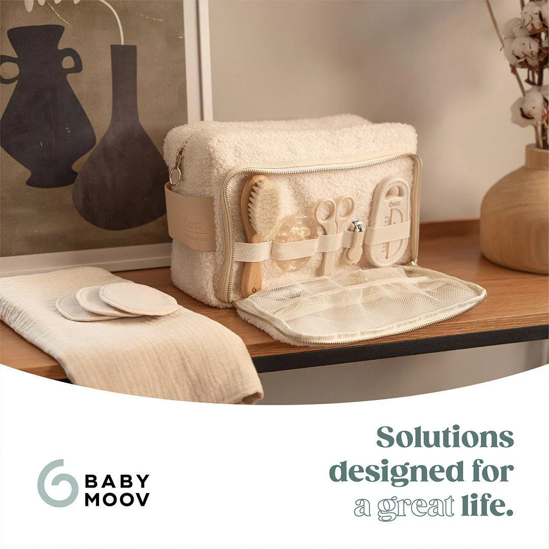 Babymoov Large Baby Toiletry Bag Kit Curl - White - Image 2