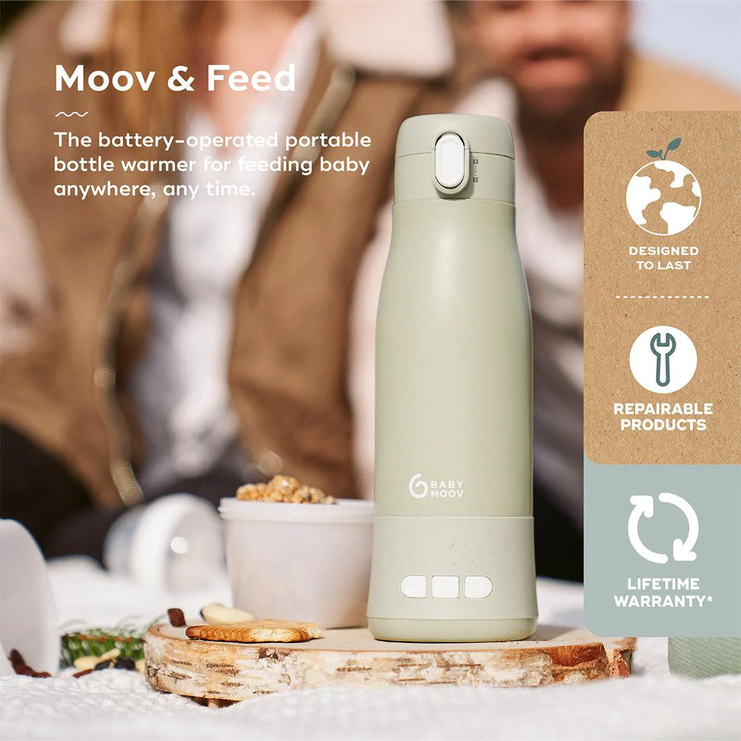 Babymoov Moov + Feed Autonomous Bottle Warmer - Green - Image 9