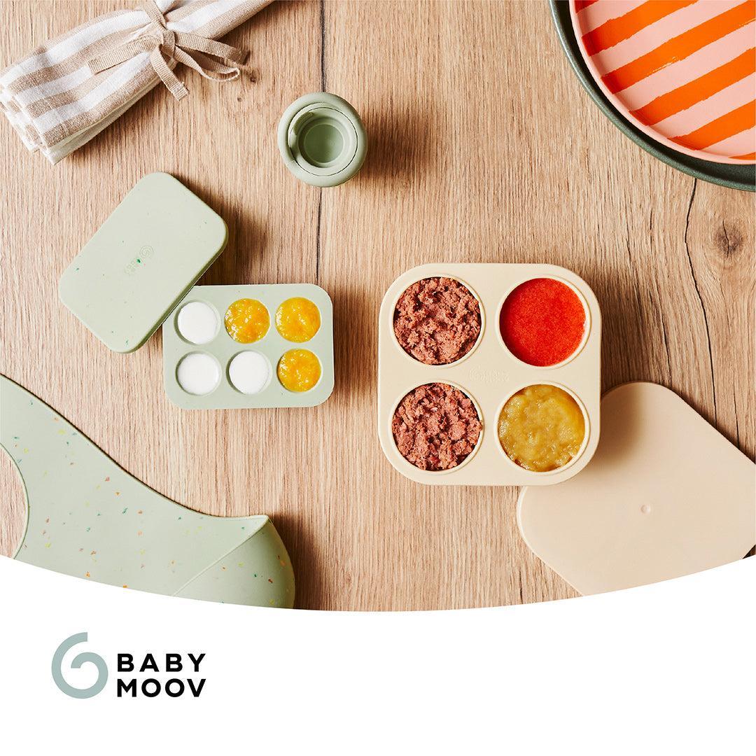 Babymoov Silicone Containers & Feeder Set - Green - Image 8