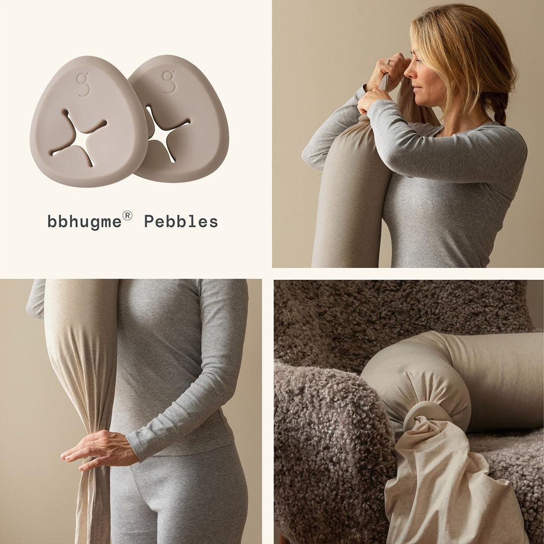 bbhugme Nursing Pillow - Seashell Beige - Image 7
