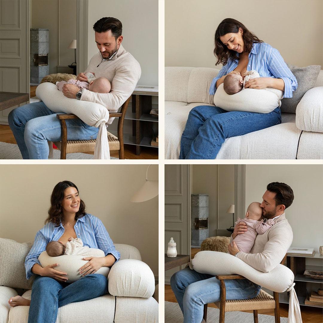 bbhugme Nursing Pillow - Soft White - Image 3