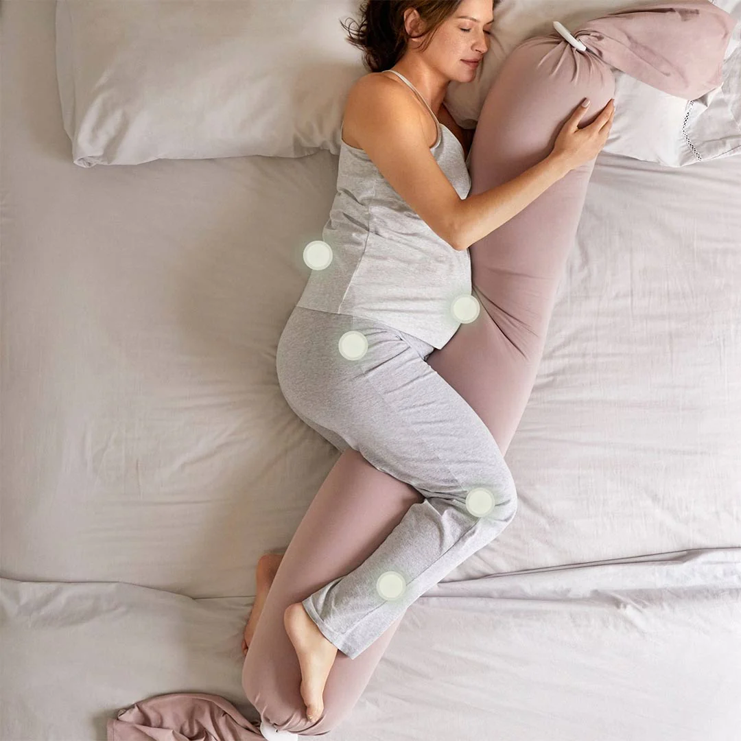 bbhugme Pregnancy Pillow - Dusty Pink - Image 9