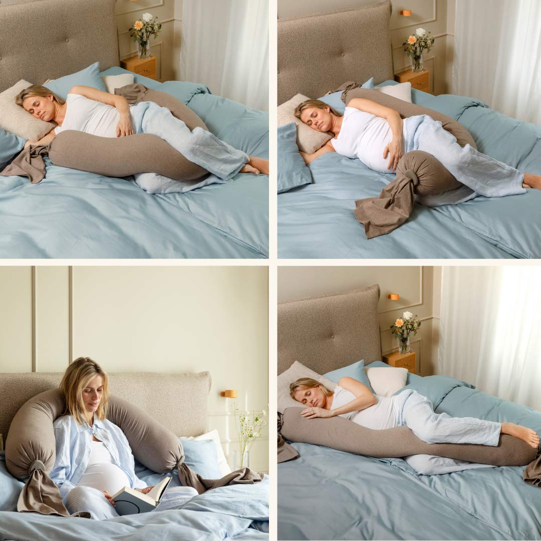 bbhugme Pregnancy Pillow - Hazel Brown - Image 2