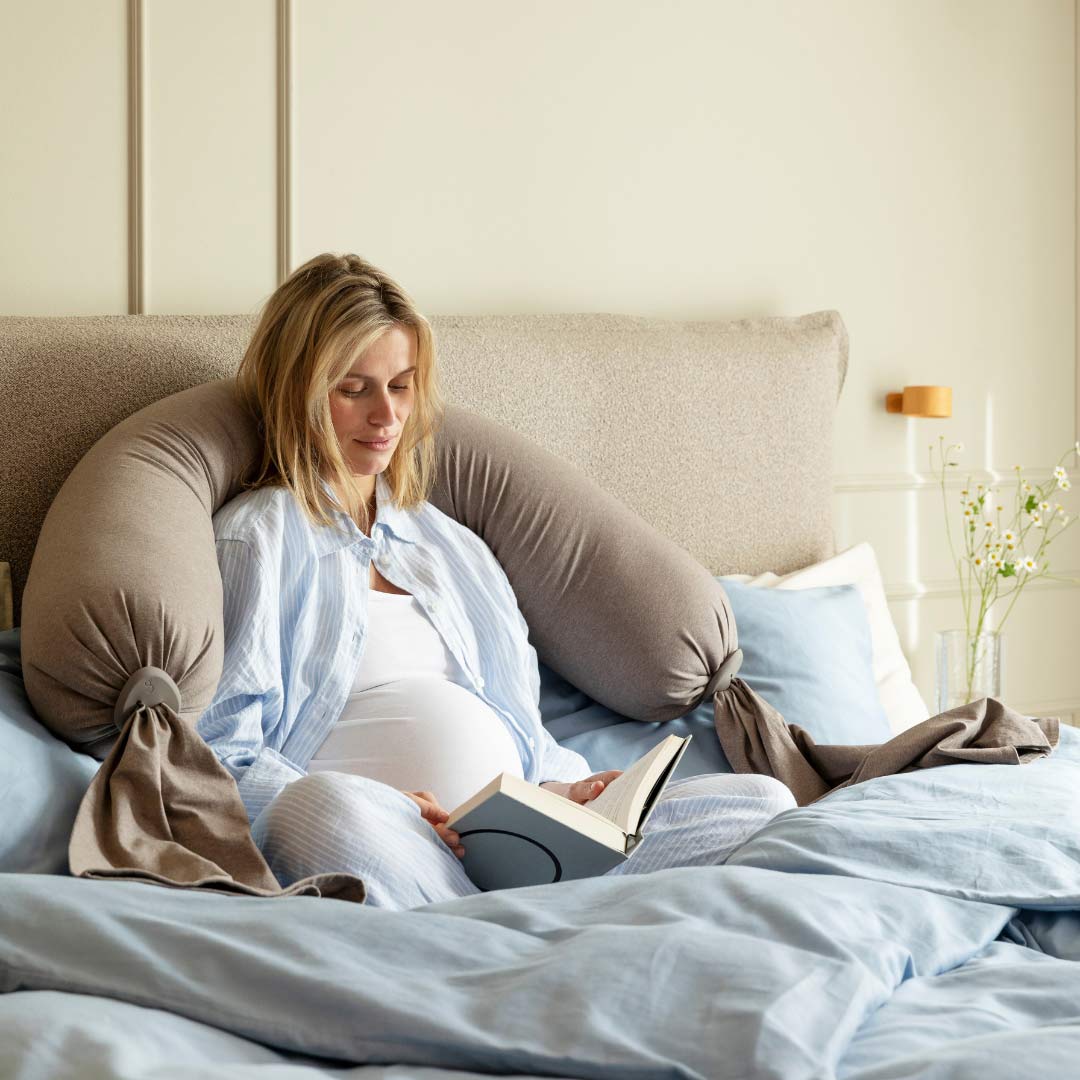 bbhugme Pregnancy Pillow - Hazel Brown - Image 3