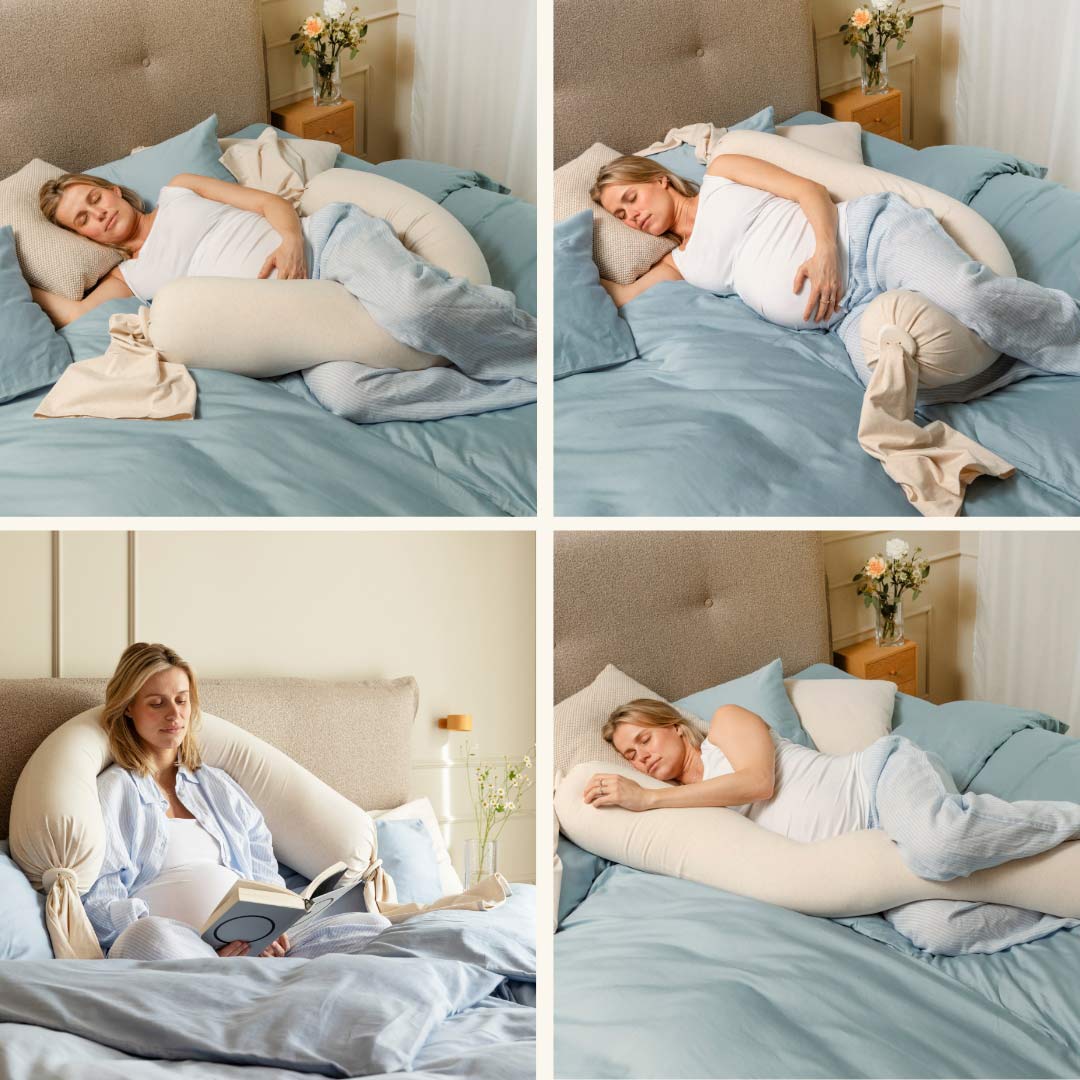bbhugme Pregnancy Pillow - Soft White - Image 3