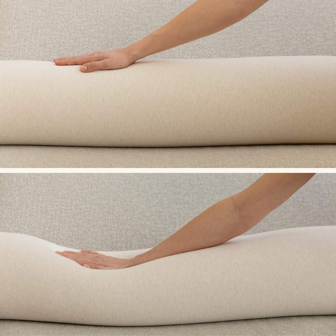 bbhugme Pregnancy Pillow - Soft White - Image 5