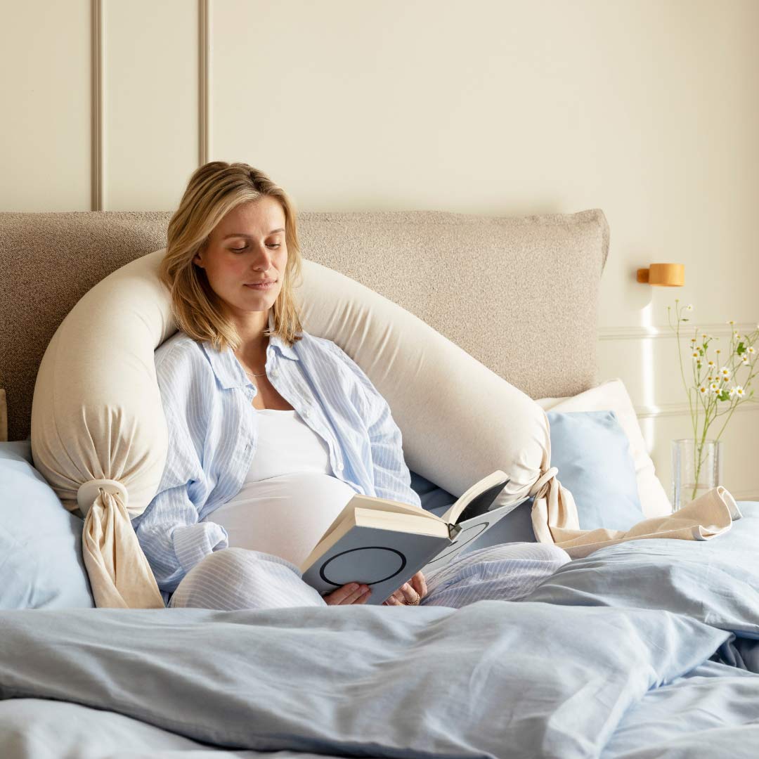 bbhugme Pregnancy Pillow - Soft White - Image 7