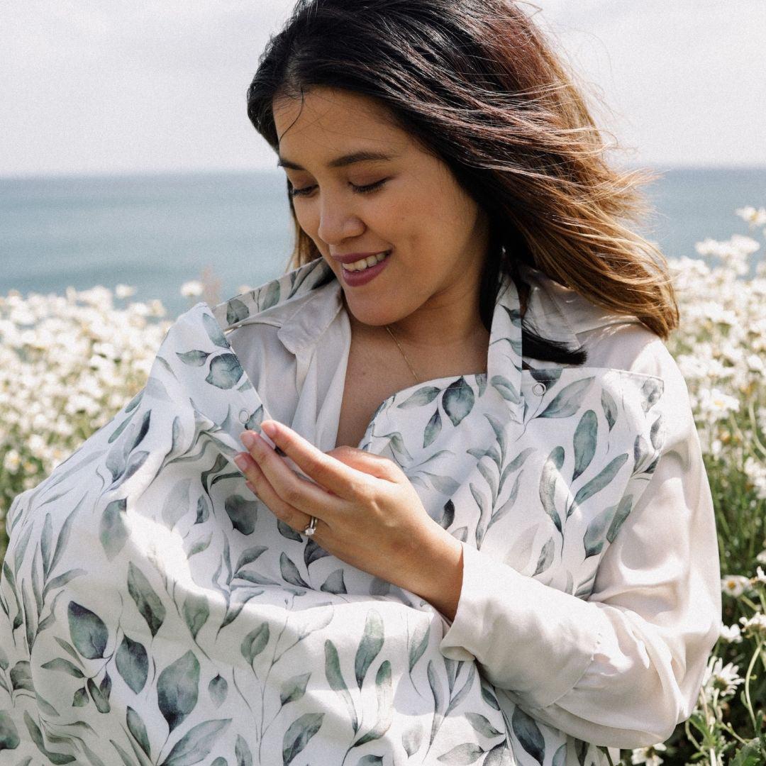 BellaMoon Nursing Cover - Waterleaves - Image 5