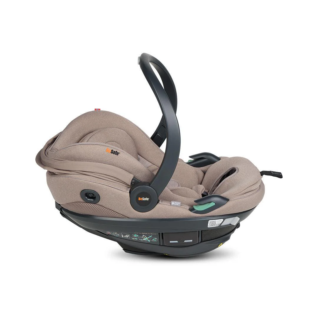 BeSafe Go Beyond 2 Car Seat - Dark Sand Softbreeze - Image 3