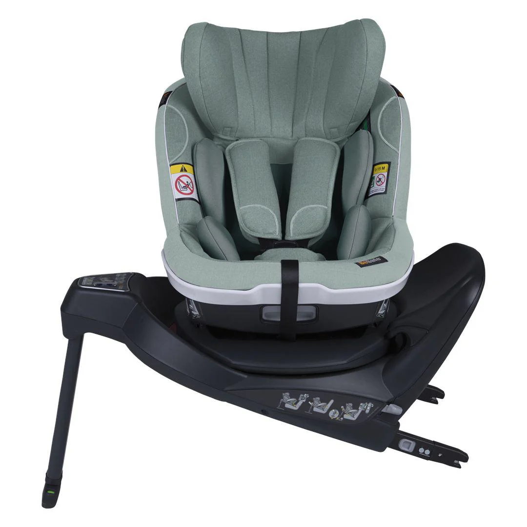 BeSafe iZi Turn i-Size Car Seat - Sea Green Melange - Image 6