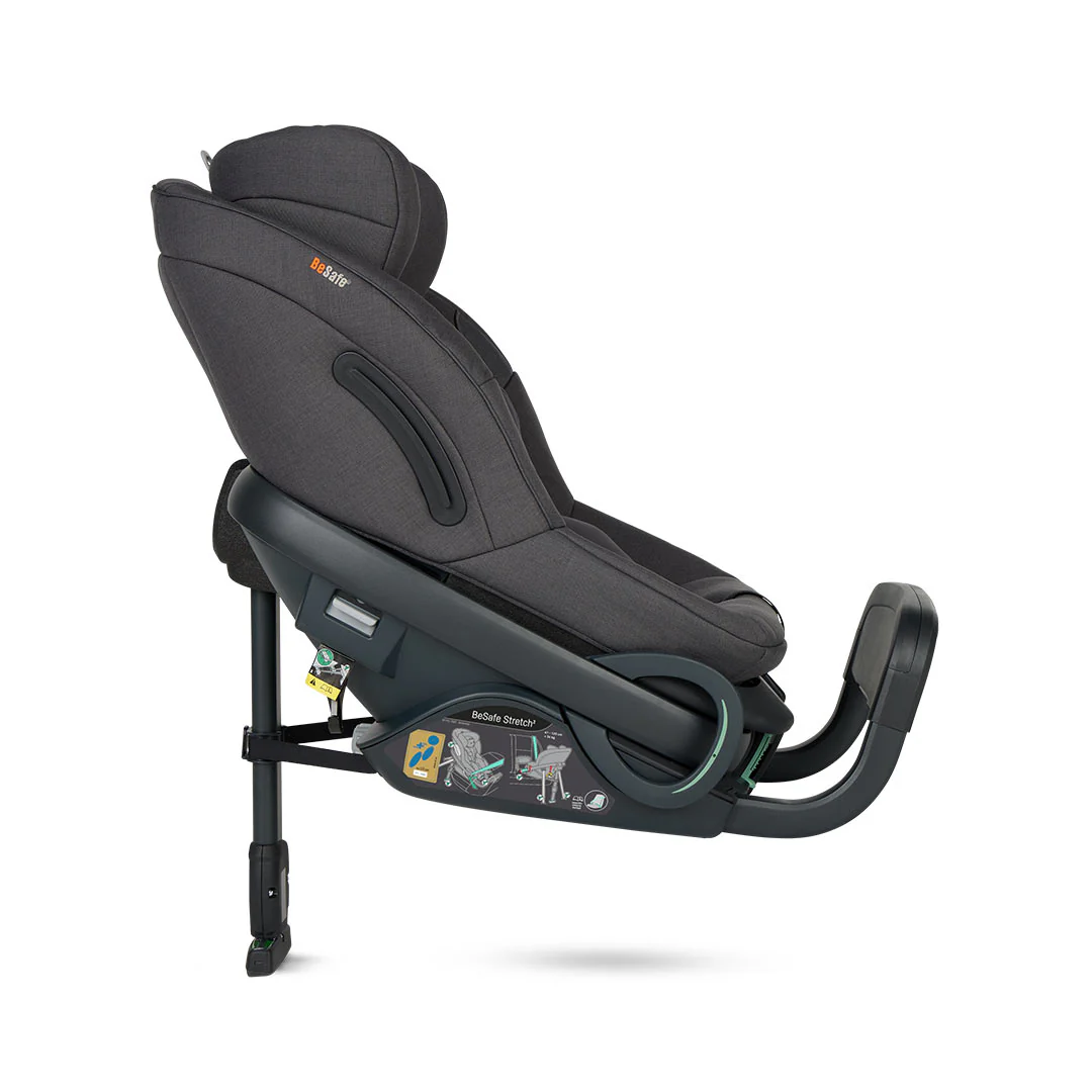BeSafe Stretch 2 Car Seat - Dark Grey Melange - Image 9