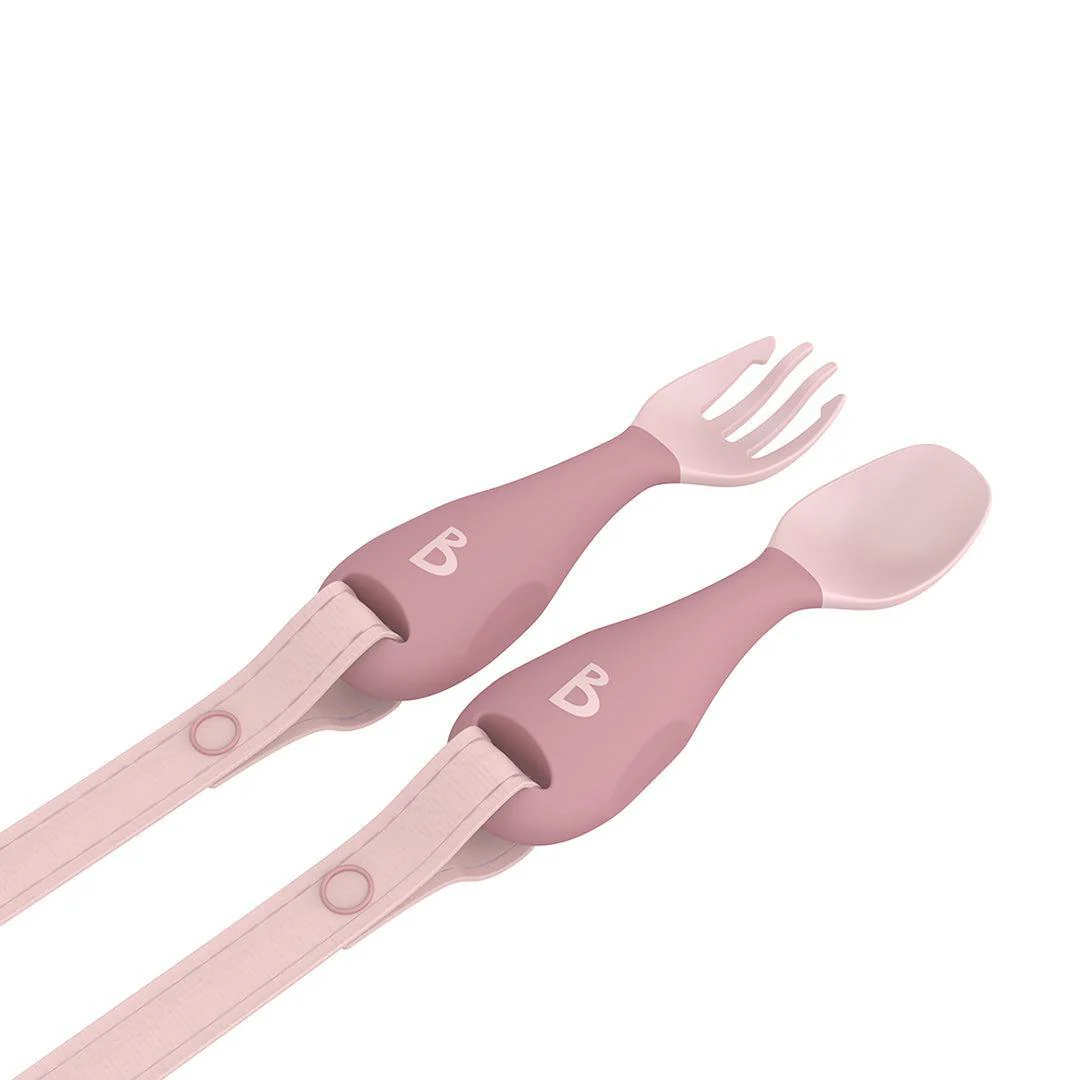 Bibado Handi No Drop Baby Cutlery - Blush - Image 8
