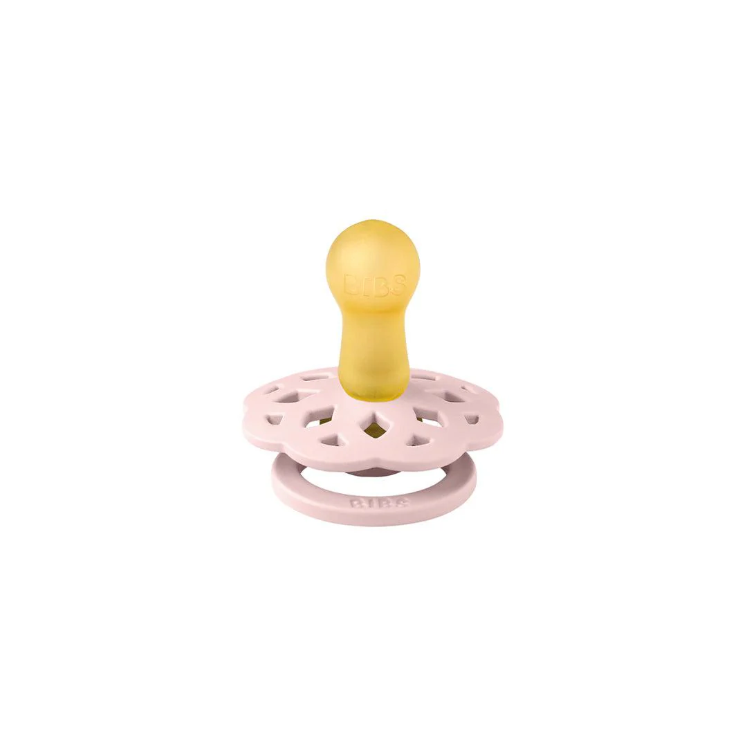 BIBS Boheme Latex Pacifiers - Blossom/Dusky Lilac - 2 Pack - Image 2