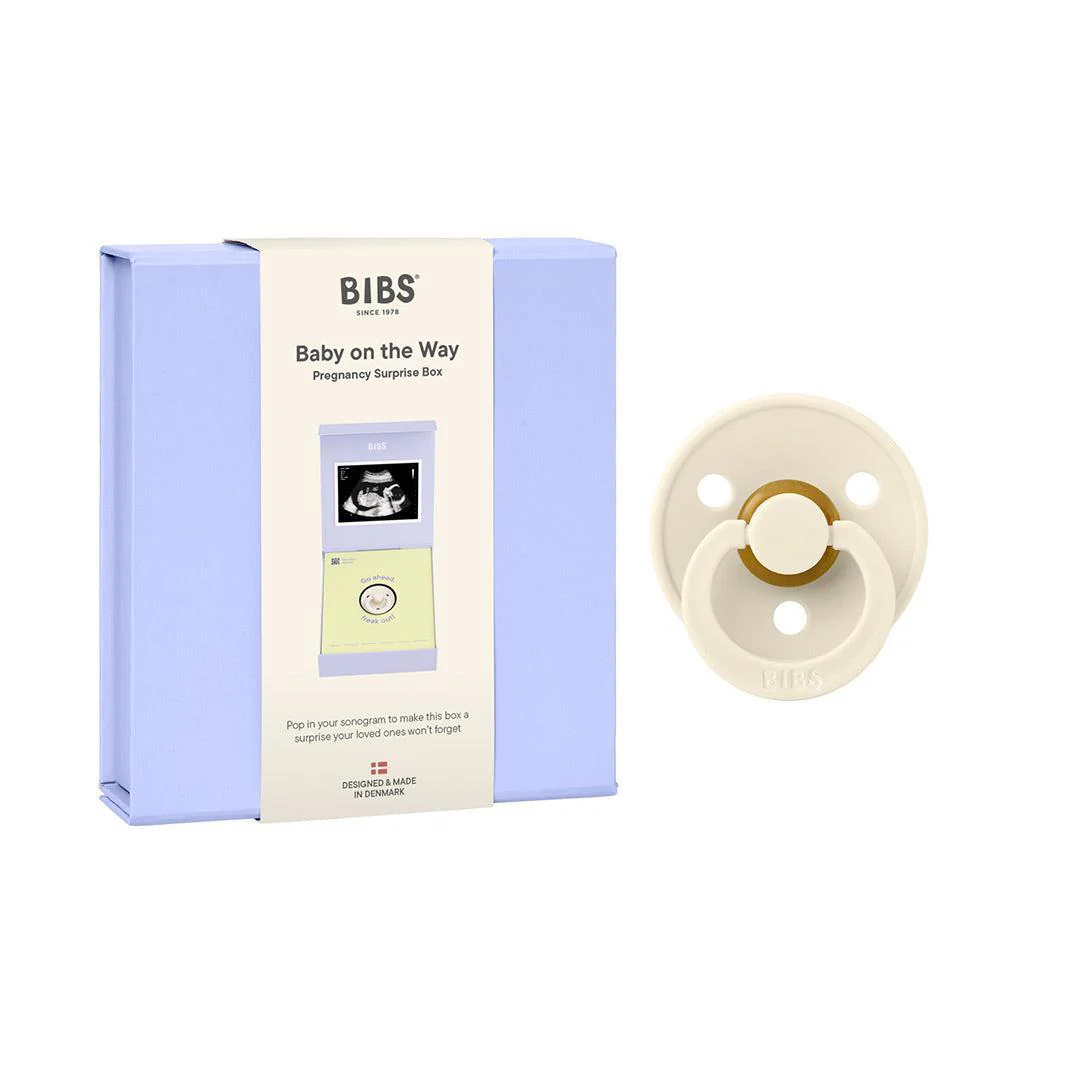 BIBS Gift Set Baby on the Way Latex - Ivory