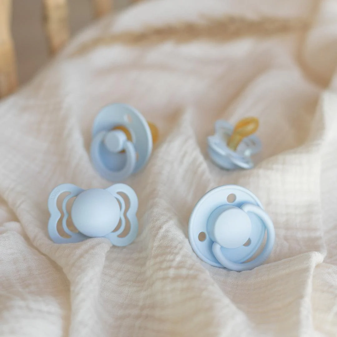 BIBS Try-It Mixed Pacifier Collection - Baby Blue - 4 Pack - Image 2